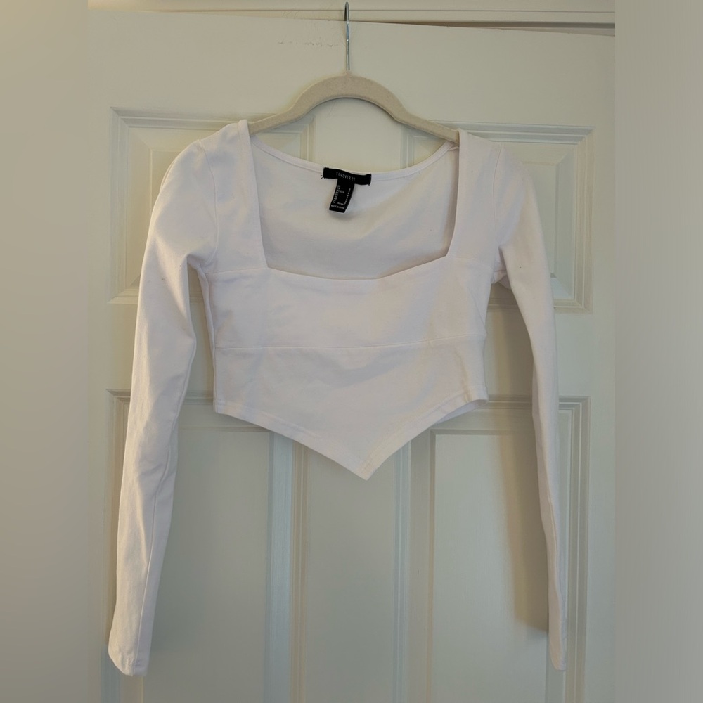 Forever 21 Long Sleeve Crop top
